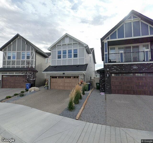 Street view of 202 W Grove Point SW, Calgary