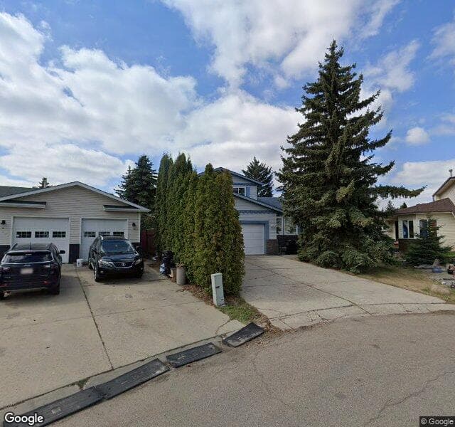 Street view of 15808 129 Street NW, Edmonton
