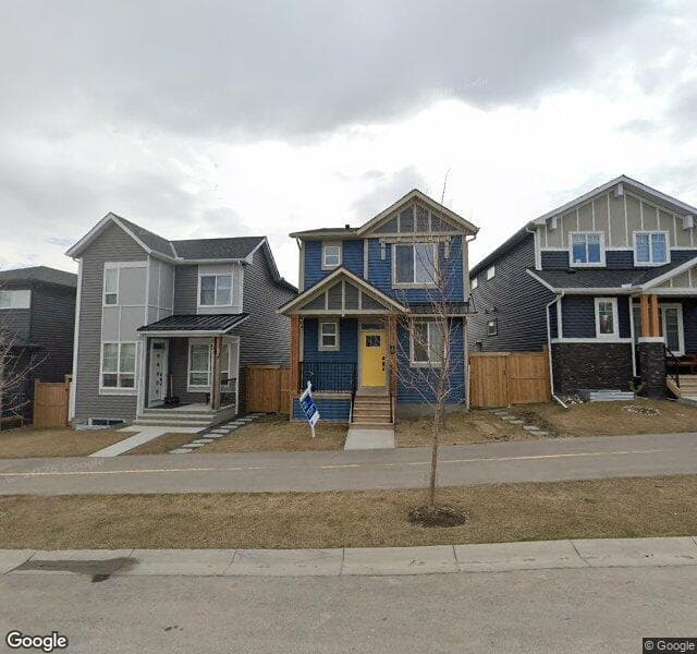 Street view of 571 Livingston Way NE, Calgary