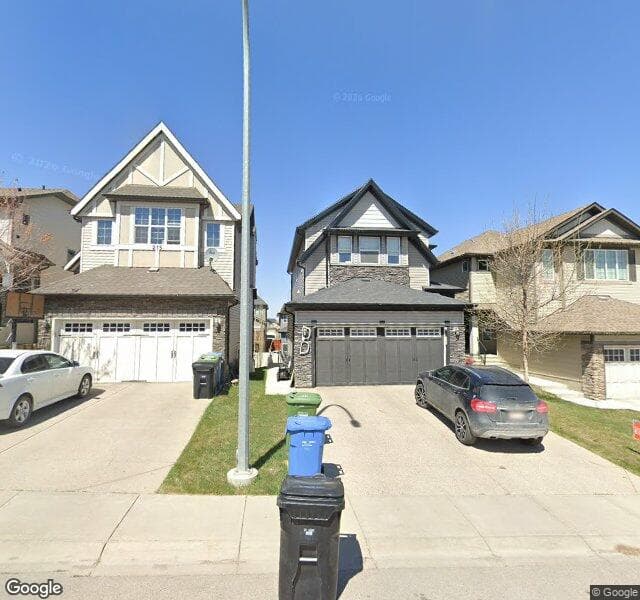 Street view of 211 Sage Valley Green NW, Calgary