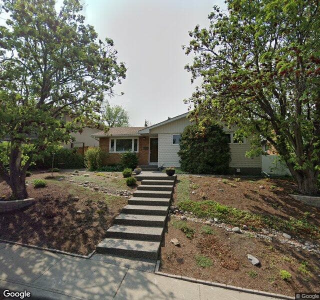 Street view of 2441 Cherokee Drive NW, Calgary