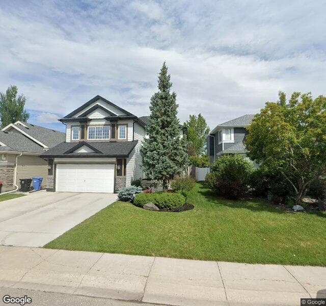 Street view of 17 Chaparral Way SE, Calgary