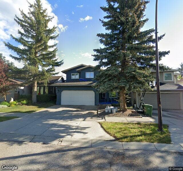 Street view of 28 Strathcona Road SW, Calgary