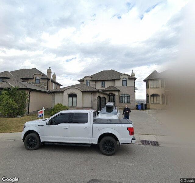 Street view of 36 Coulee Park SW, Calgary