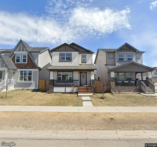 Street view of 106 Skyview Ranch Boulevard NE, Calgary