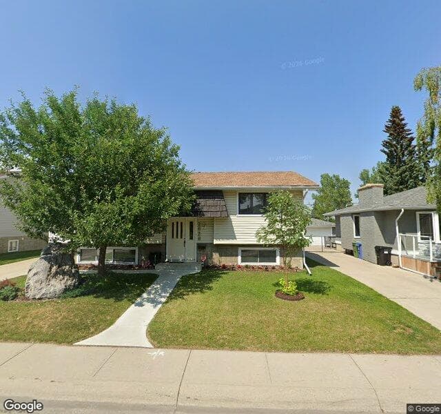 Street view of 2828 Cedar Ridge Drive SW, Calgary