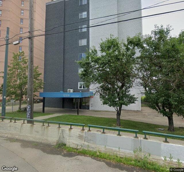 Street view of 602-12331 Jasper Avenue NW, Edmonton