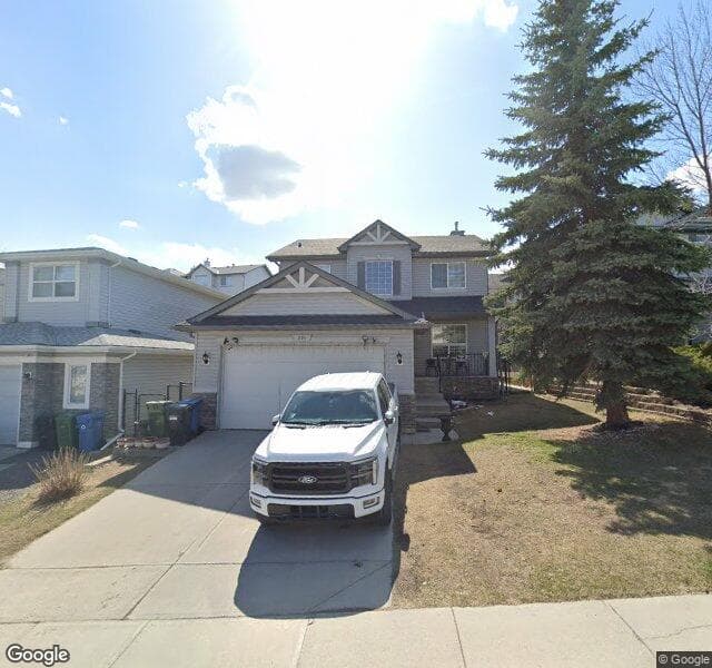 Street view of 294 Panamount Drive NW, Calgary