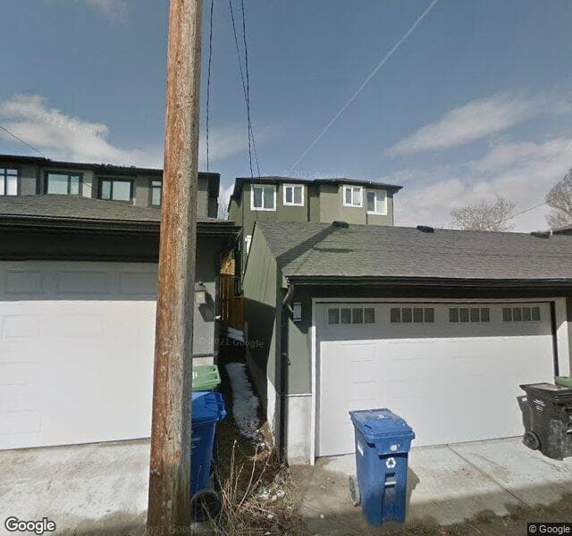 Street view of 2506 16 Street NW, Calgary