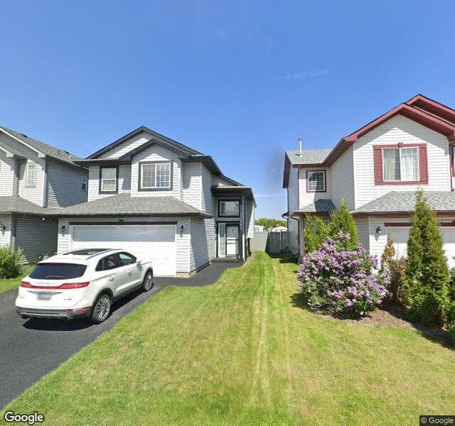 Street view of 13883 37 Street NW, Edmonton