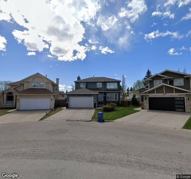 Street view of 168 Hawktree Green NW, Calgary