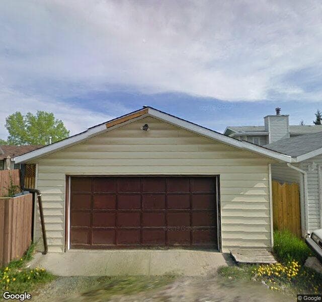 Street view of 6876 Temple Drive NE, Calgary