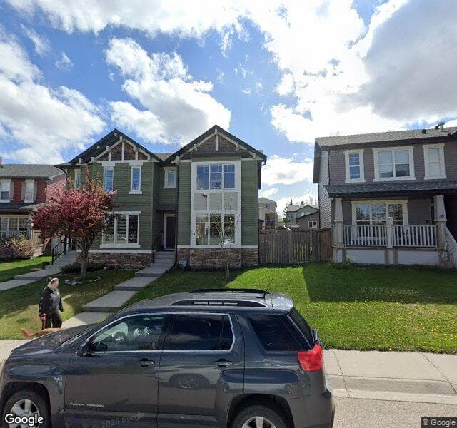 Street view of 43 Eversyde Heath SW, Calgary