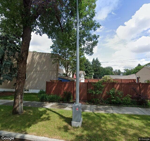 Street view of 9537 95 Avenue NW, Edmonton