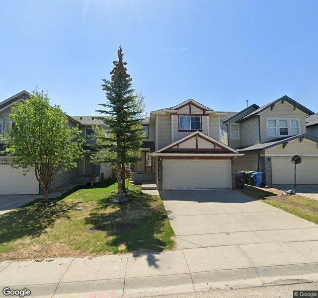 Street view of 244 Panamount Lane NW, Calgary