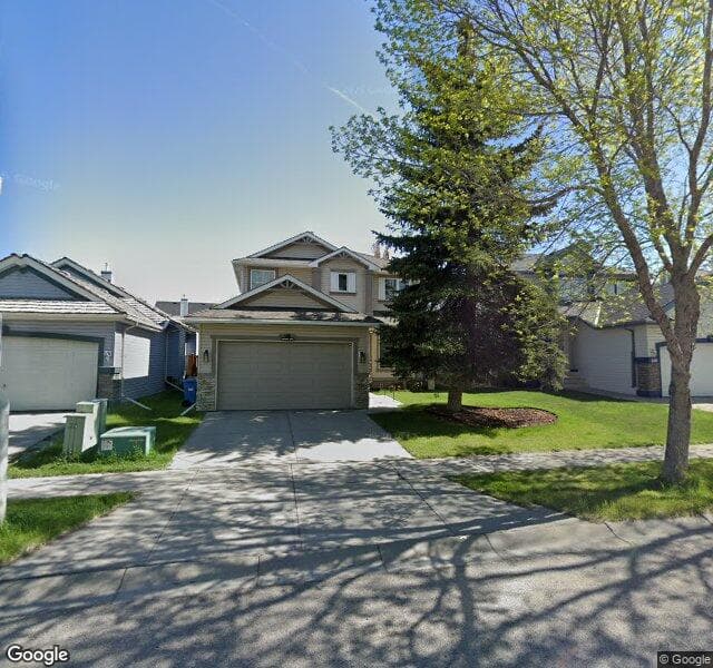 Street view of 152 Chaparral Drive SE, Calgary