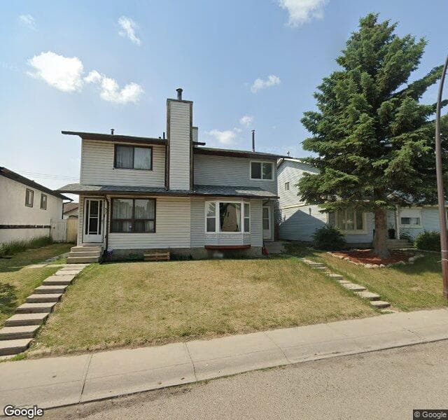 Street view of 59 Castlebrook Way NE, Calgary