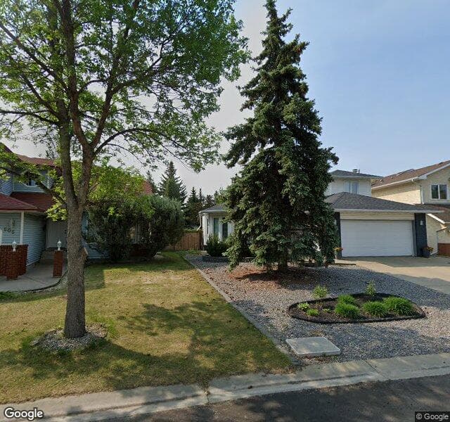 Street view of 503 Burton Close NW, Edmonton