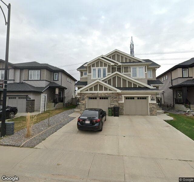 Street view of 8409 Cushing Court SW, Edmonton
