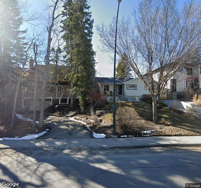 Street view of 627 Crescent Boulevard SW, Calgary