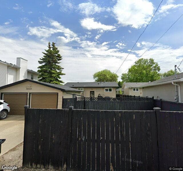 Street view of 12222 39 Street NW, Edmonton