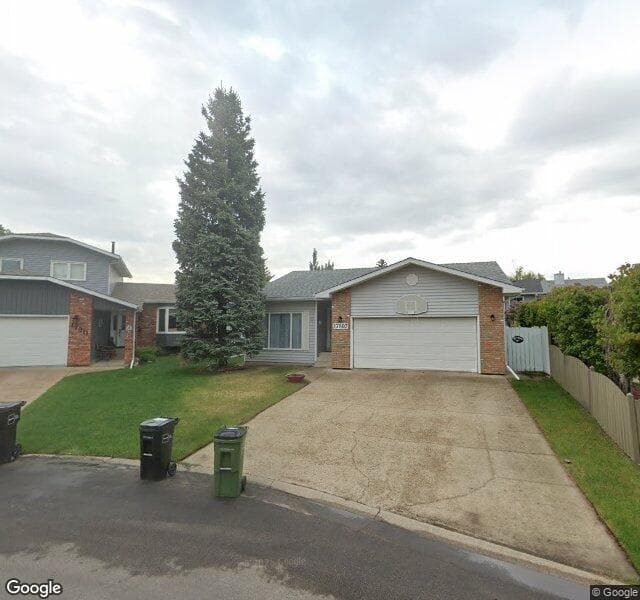 Street view of 17807 92 Street NW, Edmonton