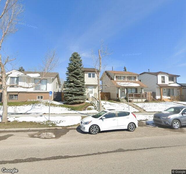 Street view of 140 Castleridge Drive NE, Calgary