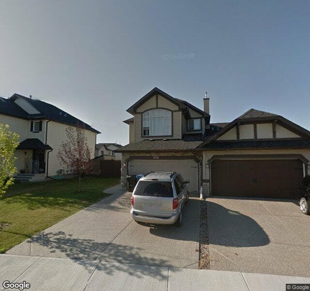 Street view of 424 Silverado Range Heights SW, Calgary