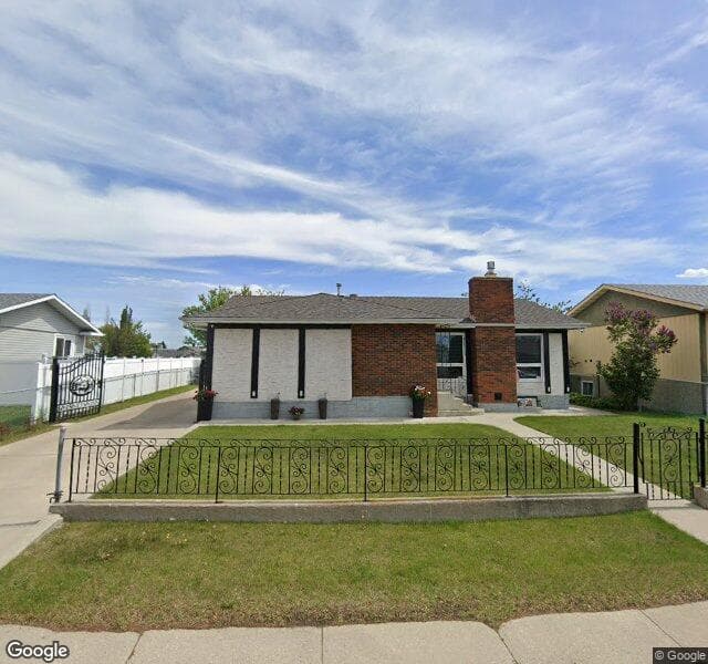 Street view of 12807 45 Street NW, Edmonton