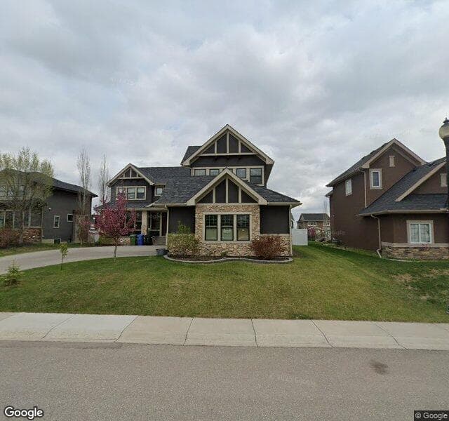 Street view of 105 Silverado Crest Landing SW, Calgary