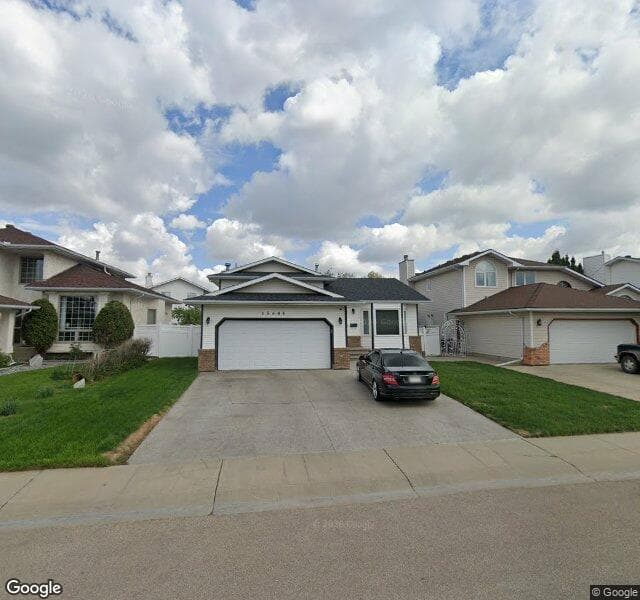 Street view of 15603 72 Street NW, Edmonton