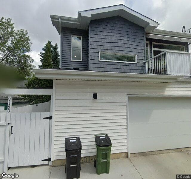 Street view of 9350 90 Street NW, Edmonton