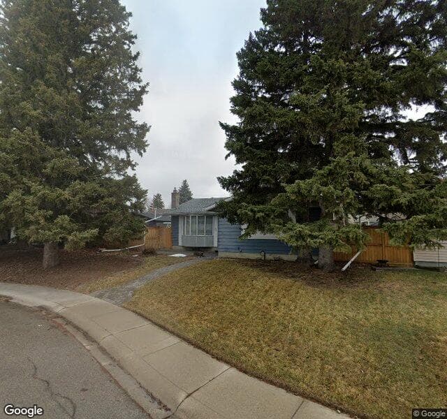 Street view of 43 Alderwood Close SE, Calgary