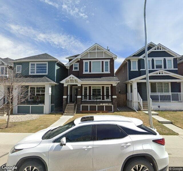 Street view of 36 Red Embers Row NE, Calgary