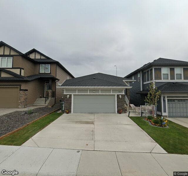 Street view of 147 Evansglen Circle NW, Calgary