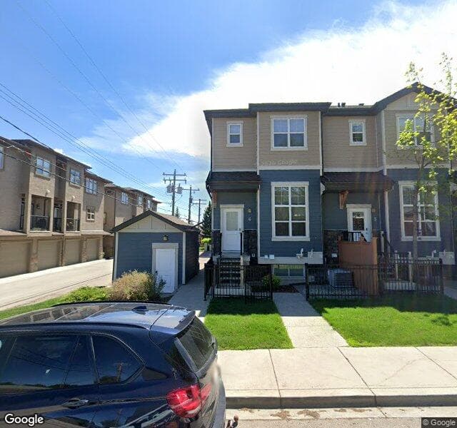 Street view of 7-1302 Russell Road NE, Calgary