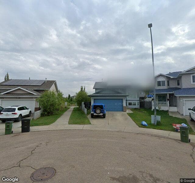 Street view of 17463 89 Street NW, Edmonton