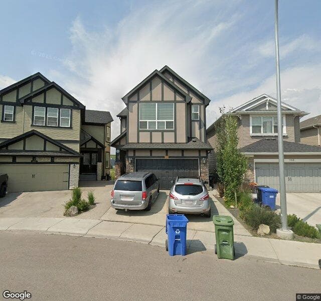 Street view of 116 Brightoncrest Point SE, Calgary