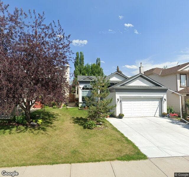 Street view of 38 Sierra Morena Close SW, Calgary