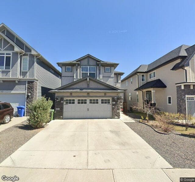 Street view of 72 Sage Bank Crescent NW, Calgary