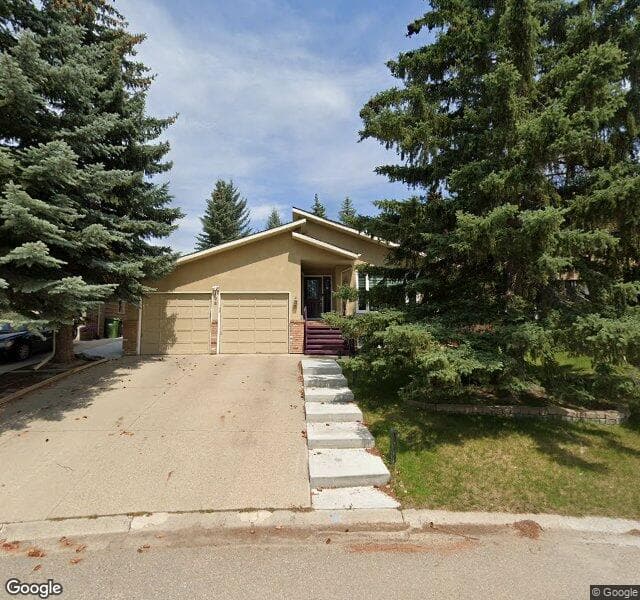 Street view of 108 Pump Hill Green SW, Calgary