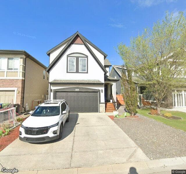 Street view of 140 Marquis Grove SE, Calgary
