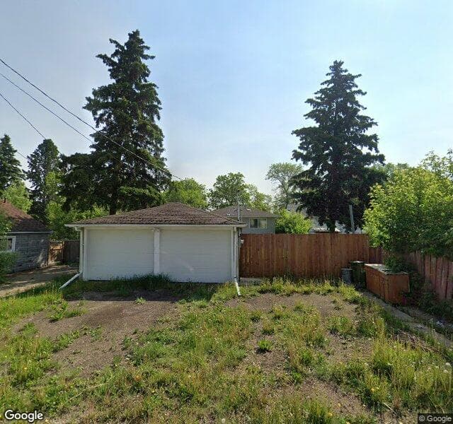 Street view of 12330 105 Street NW, Edmonton