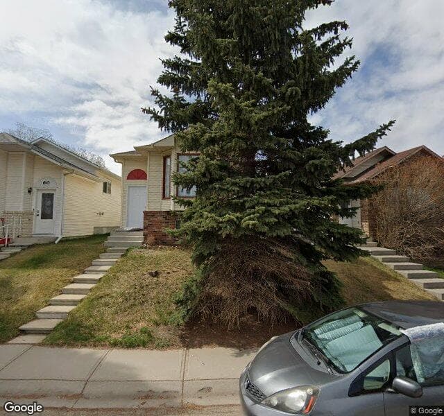 Street view of 64 Covington Road NE, Calgary
