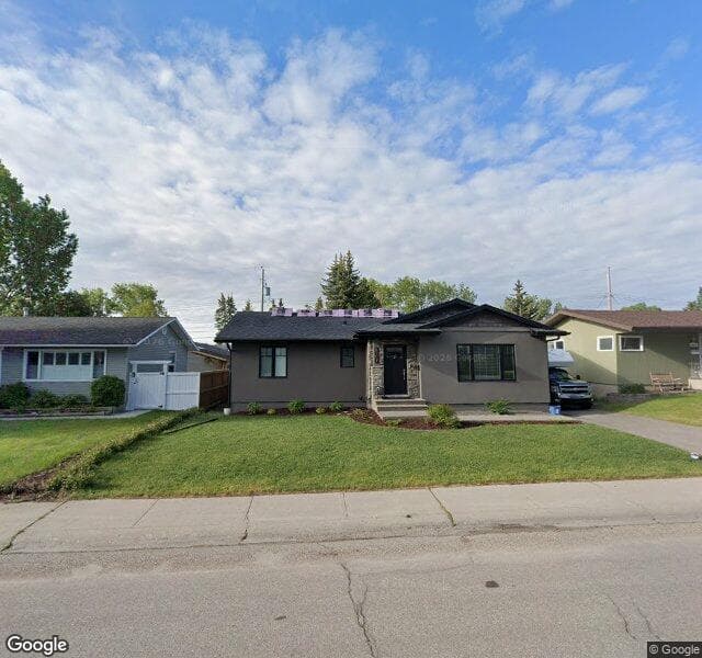 Street view of 5307 Grove Hill Road SW, Calgary