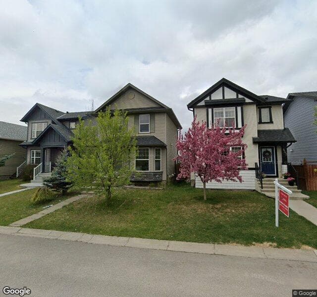 Street view of 439 Silverado Plains Circle SW, Calgary