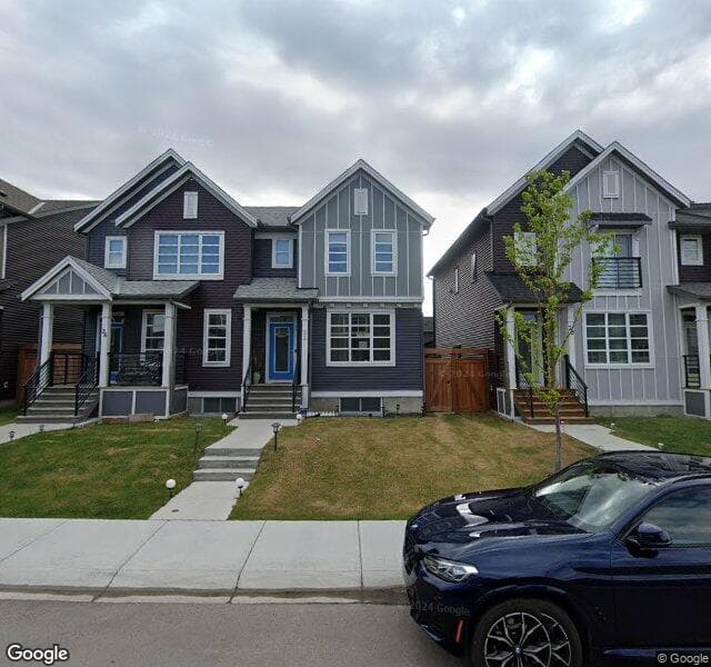 Street view of 32 Savanna Park NE, Calgary