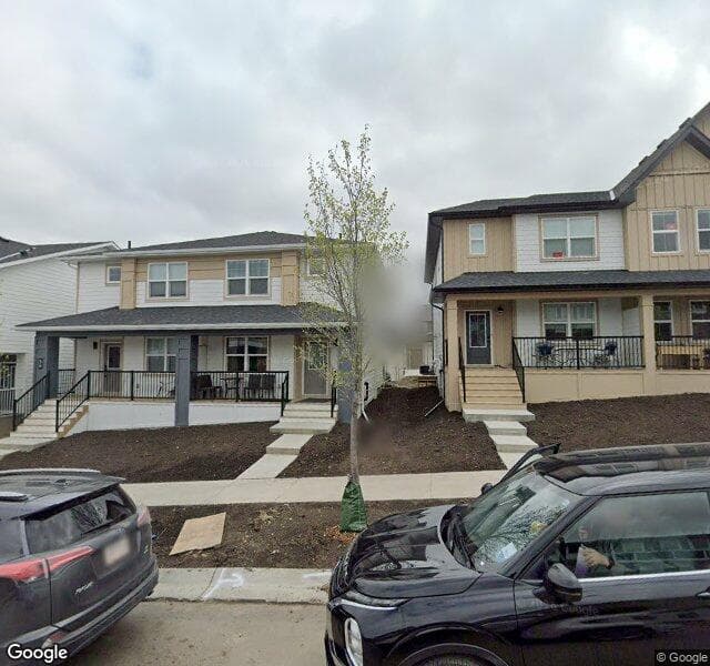 Street view of 60 Veranda Boulevard SW, Calgary