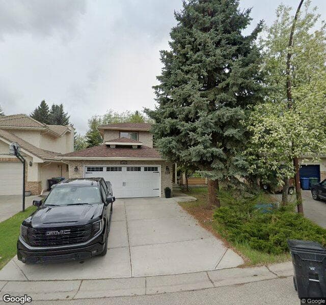 Street view of 129 Sunwood Place SE, Calgary