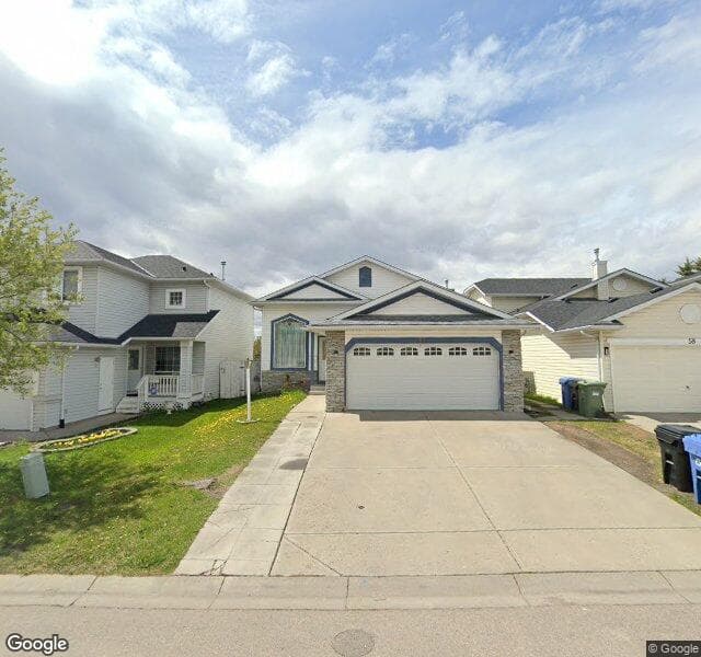 Street view of 62 Anaheim Place NE, Calgary